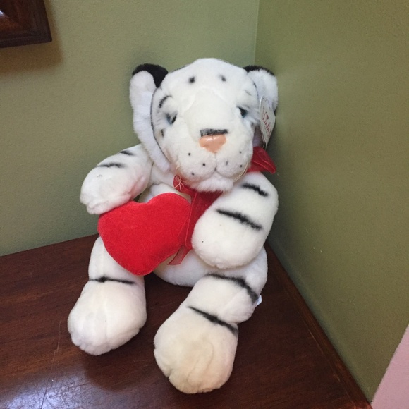 valentine's day tiger stuffed animal